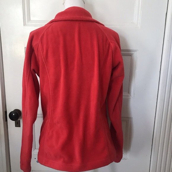Columbia Red Full Zip Fleece Jacket - Picture 2 of 5